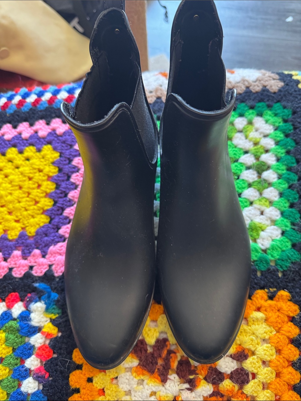 Sam Edelman Black Chelsea Ankle Boots